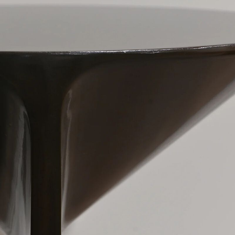 Vista Hourglass Side Table - Dark Earth Gloss image number 2